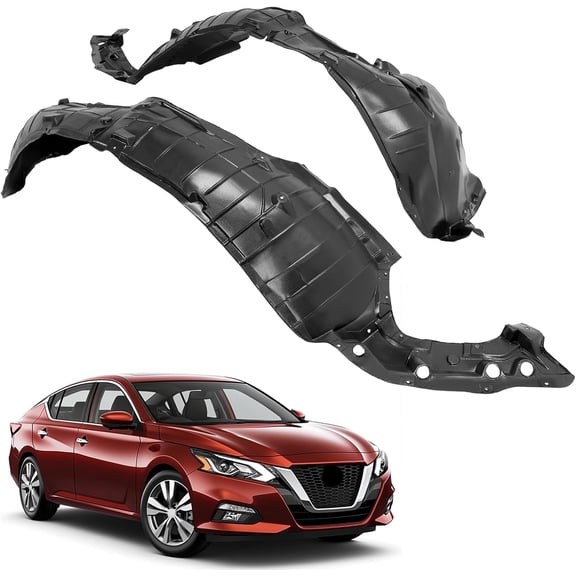 Kojem Inner Fender Compatible with 2016-2017 Nissan Altima Base 2016-2018 Nissan Altima (submodel: S, SL, SR, SV)