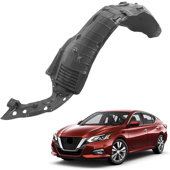 Kojem Inner Fender Compatible with 2016-2017 Nissan Altima Base 2016-2018 Nissan Altima (submodel: S, SL, SR, SV)