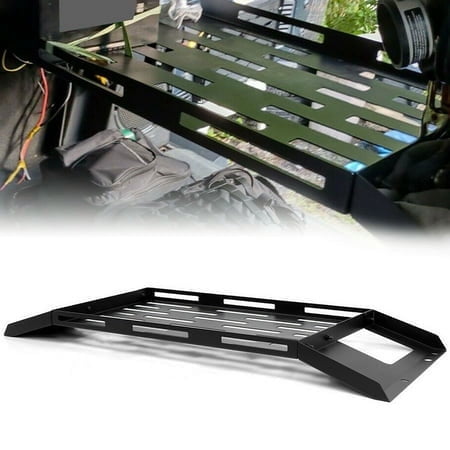 Kojem Interior Rear Cargo Basket Rack Luggage Storage Carrier Trunk Shelf for 2007-2018 Wrangler JK 4 Door Unlimited Sahara Sport Rubicon