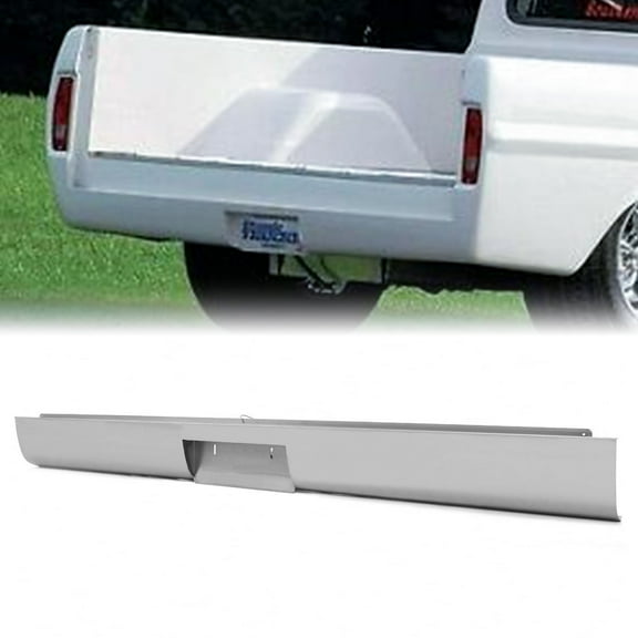 Kojem Automotive Rear Bumper with Heavy Duty Material fits Ford F-100 F-259 Bare-metal
