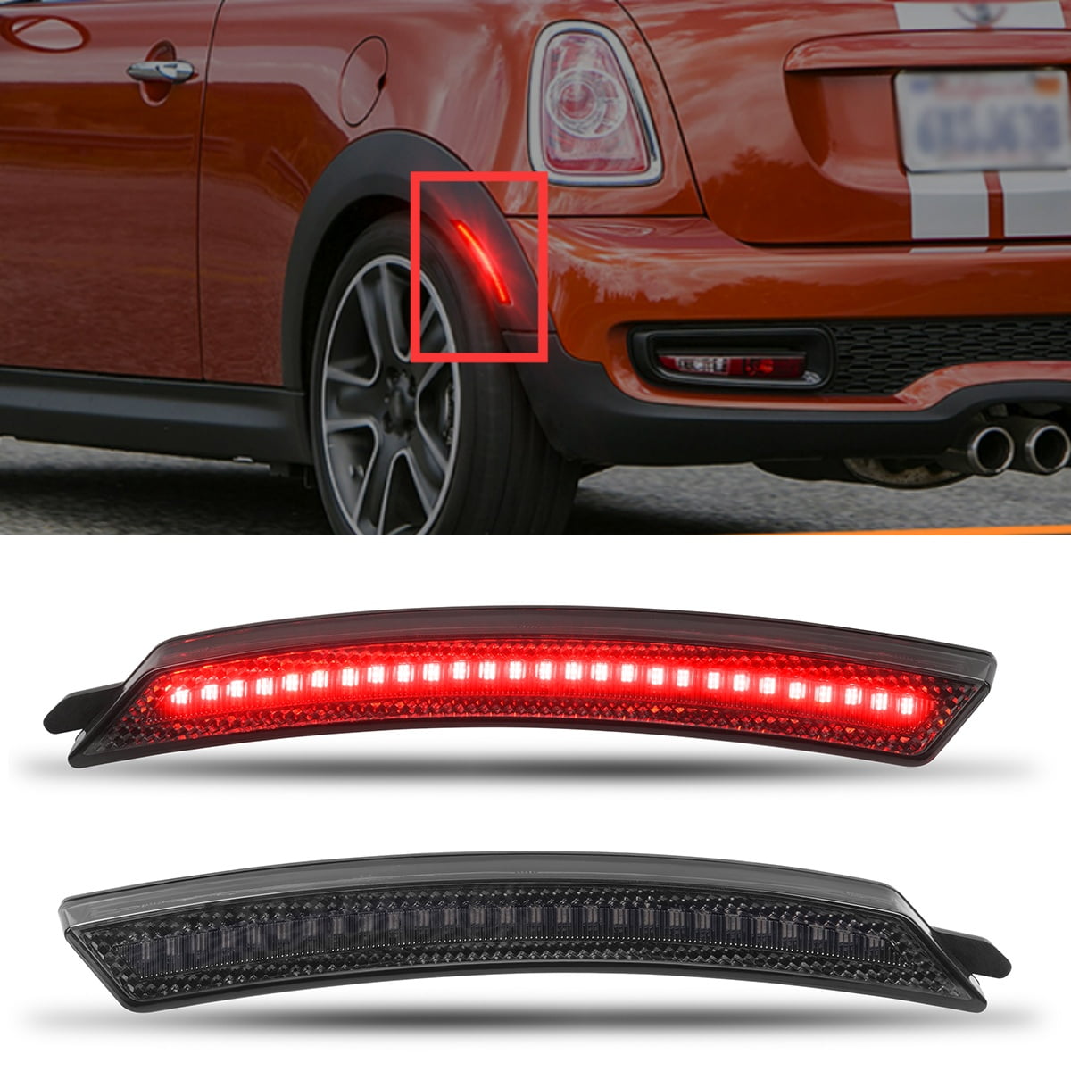 Fundas De Espejo Estilo Jcw Para Mini Cooper R55 R56 R57 R58 R60 R61 Afortunado Sencillez