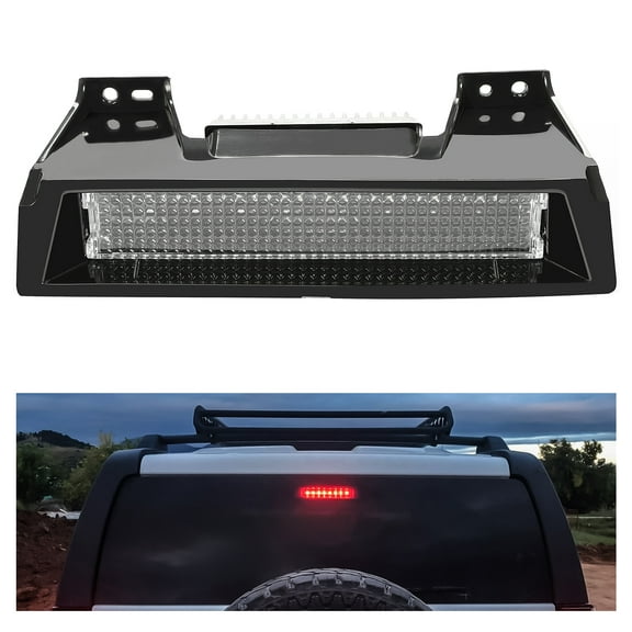 Kojem LED Third Brake Light Lamp for 2006-2010 Hummer H3 2009-2010 Hummer H3T Center High Mount Stop Light Black Housing Clear Lens Replaces 19330403 16HZ59C