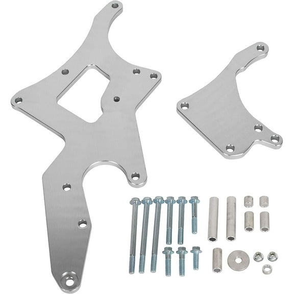 Kojem LS Engine Serpentine Bracket Alternator & Power Steering Pump Swap Conversion for 4.8L 5.3L 6.0L 6.2L Truck & SUV Engines LS1 LS2 LS3 LS6 Engines