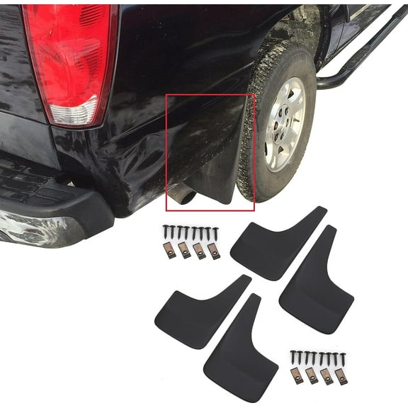 Kojem Mud Flap for 2001-2014 Chevy Chevrolet Silverado Tahoe Avalanche Suburban Replace for 19213393 Splash Guard 4PCS