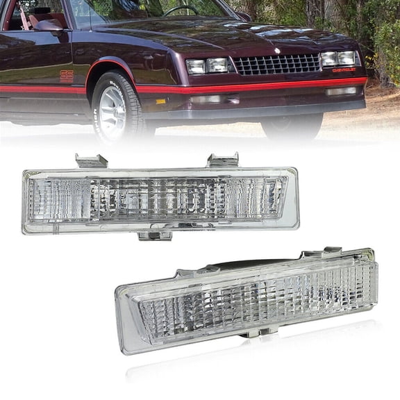 Kojem New FITS 1981-1988 Monte Carlo SS Front Park and Turn Signal Light Set