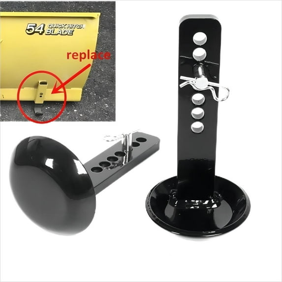 Kojem New Heavy Duty Round Dome Snow Plow Shoe Skid Compatible with John Deere