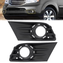 KARPAL Front Right Fog Light Trim Cover Bezel For 2020-2022 GMC Acadia – Black Textured