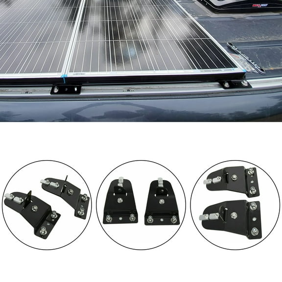 Kojem Pair Sprinter Tower Brackets Compatible with 8020(TM) 15 17 Series Rounded Profiles Crossbars