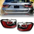 thumbnail image 1 of Kojem Pair Tail Light Compatible with 2017-2020 Jeep Compass Rear Taillight Brake Lamp W/ Blub Replacement for CH2804115, CH2805115, 55112838AC, 55112839AC (Driver Side&Passenger Side), 1 of 7