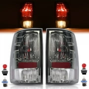 Kojem Pair Taillights for 2009-2018 Dodge Ram 1500 2500 3500 Smoke Lens Rear Tail Lamp Brake Light