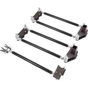 Kojem Parallel 4 Link Suspension Kit Universal for Hot Rod Rat Truck Classic Car Air Ride with Adjustable Bars LH & RH