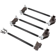 Kojem Parallel 4 Link Suspension Kit Universal for Hot Rod Rat Truck Classic Car Air Ride with Adjustable Bars LH & RH