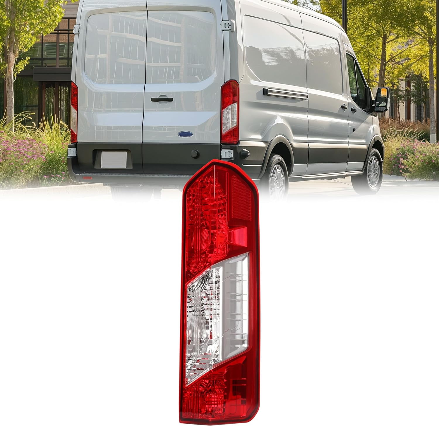 Kojem Passenger Right Side Tail Light Brake Lamp for 2015-2023 Ford Transit 150 250 350 350HD Replacement for CK4Z13404A FO2801242