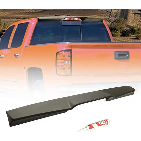 Kojem Pickup Truck Cab Spoiler Roof Wing Top for 2014 2015 2016 2017 2018 GMC Sierra 1500 / Chevrolet Silverado 1500 2500 3500