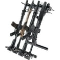 thumbnail image 1 of Kojem Portable Folding Gun Rack, Heavy Duty Steel Rifle Rack Stand for Shooting & Hunting Range, Holds 4 Rifles & 7 Pistols, Indoor/Outdoor Floor Gun Rack, 1 of 9