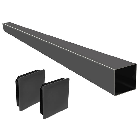Kojem RV Bumper Raw 14 Gauge Steel Standard 4" x 4" Bumper RV Rear Bumper with Bumper Plugs