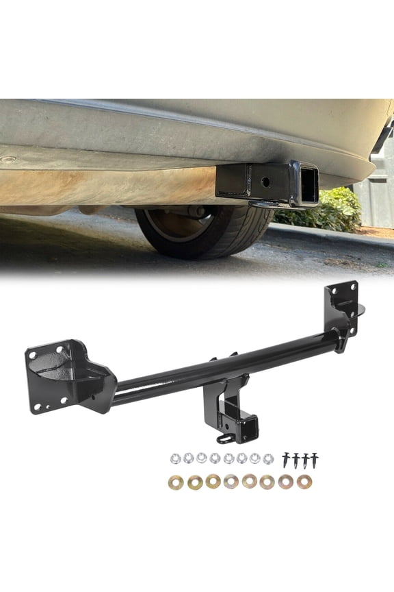 Rear Bumper   2" Class 3 Assembly Tow Hitch Receiver Trailer Tube for 2007-2019 BMW X5 2014-2019 BMW X6 13077