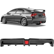 Kojem Rear Bumper Diffuser Compatible with 2006-2011 Honda Civic 4 Door Sedan w/LED