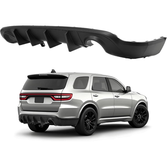 Kojem Rear Bumper Diffuser Compatible with 2011-2022 Dodge Durango R/T SRT