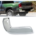 thumbnail image 1 of Kojem Rear Bumper End Caps LH Compatible with 2016-2020 Toyota Tacoma with Parking Sensors Holes Chrome Covers Corner Extension Replacement for TO1104132, 1 of 15