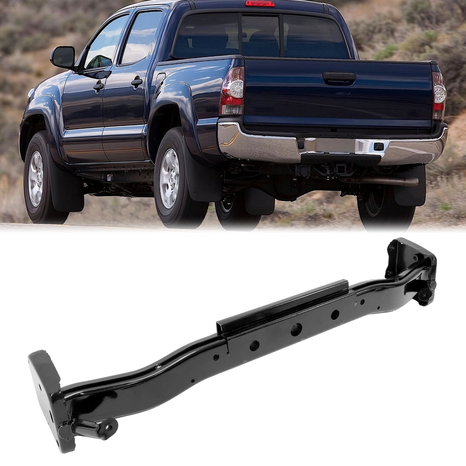 Kojem Rear Bumper Face Bar Reinforcement Crossmember Impact Bar for  2005-2015 Toyota Tacoma Truck Replaces TO1106206 5204304010