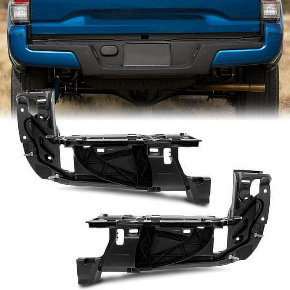 Kojem Rear Bumper Pair Outer Extension Insert Mounting Brackets Left Right For Toyota Tacoma 2016-2021