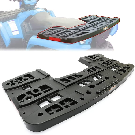 Kojem Rear Rack Mounting Black Plastic Compatible with 2005-2010 Polaris EFI HO Sportsman 500 450 200