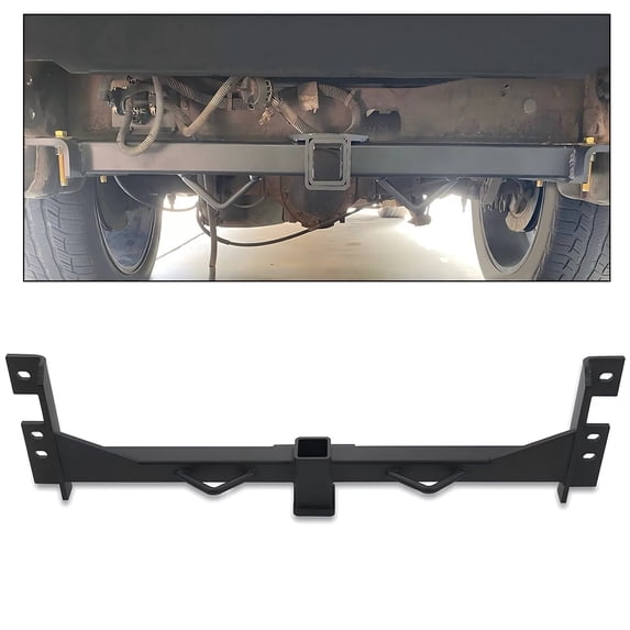 Kojem Rear Reinforcement Hidden Trailer Hitch Receiver for 1999-2007 Chevrolet Silverado GMC Sierra 1500