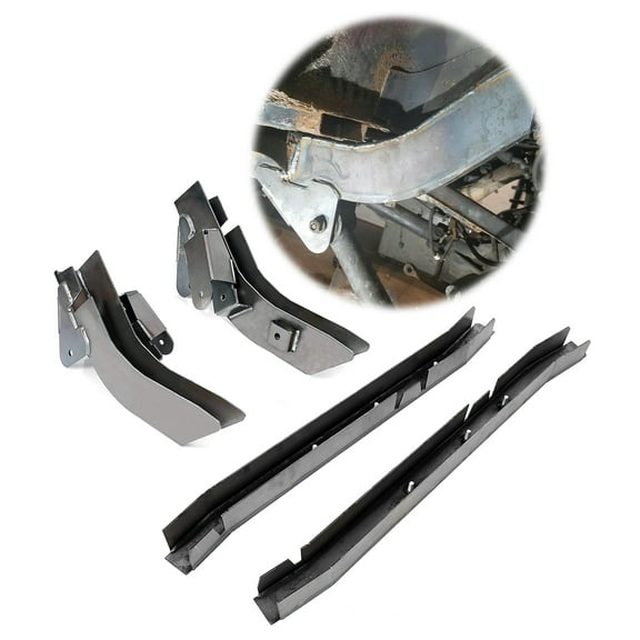 Kojem Rear Trail Arm + Skid Plate Center Frame Rust Repair For Jeep Wrangler TJ 1997-2002