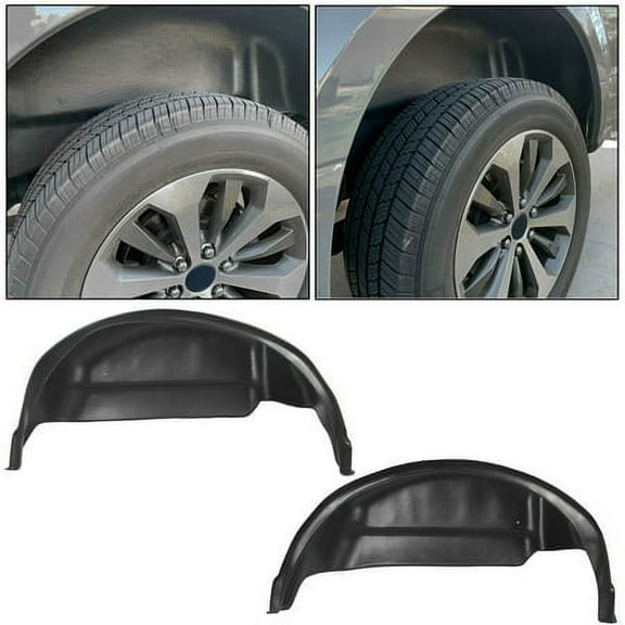 Kojem Rear Wheel Well Guards Liners Inner Fender Mud Flaps Cover for 2015- 2019 Ford F- 150 F150( Will not fit Raptor)