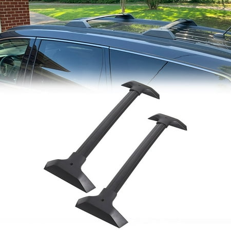 Kojem Removable Waterproof Roof Automotive Rack Load Bars, Black, 10 lbs