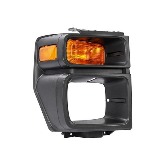 Kojem Right Headlight Trim Bezel Parking Turn Signal Light Lamp for 2008-2014 Ford E150 E250 /2008-19 Ford E350 Super Duty Headlights Assembly