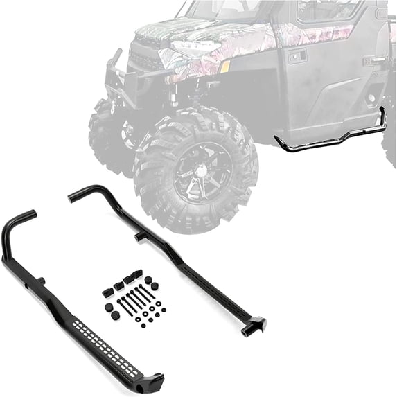 Kojem Rock Guard Sliders w/Step Nerf Bars for 18 19 20 21 22 23 Polaris Ranger 1000 & Ranger XP 1000 EPS 2882530