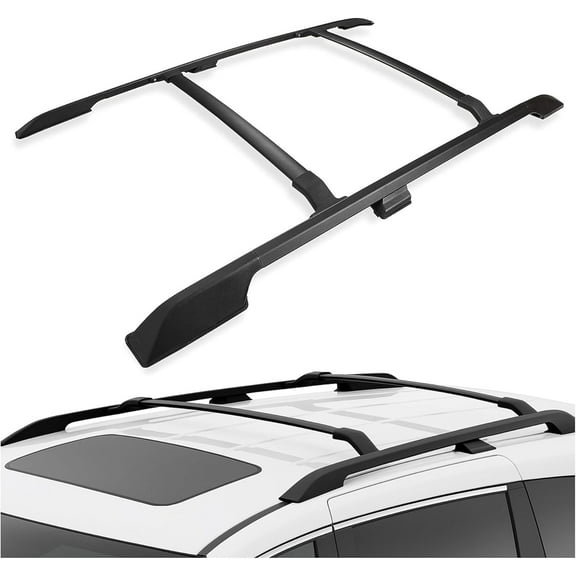 Kojem Roof Rack Cross Bar and Side Rails Combo for 2011-2017 Honda Odyssey for Kayak Luggage Ski Bike Carrier, Set of 4 Pieces