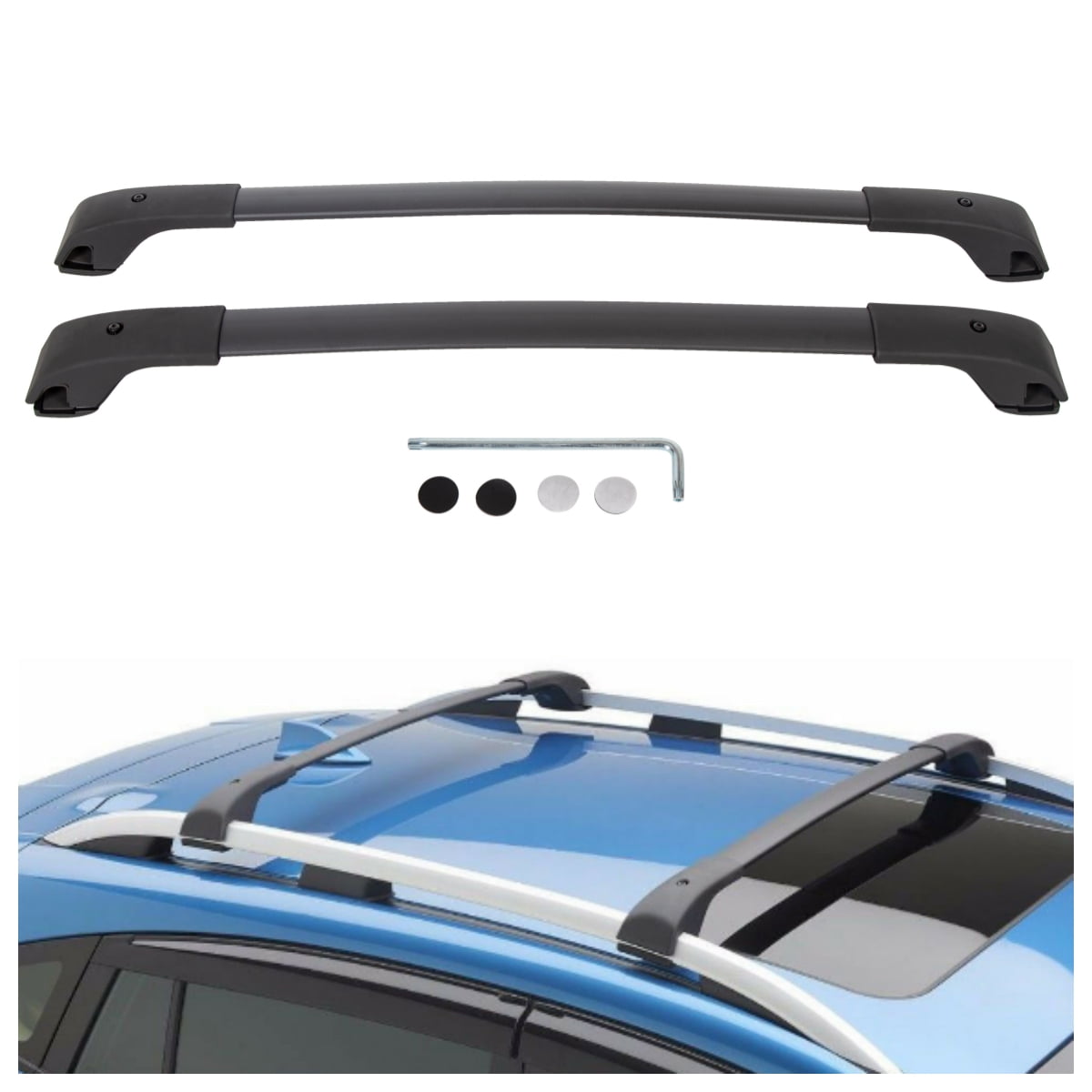 Kojem Roof Rack for 1823 Subaru Crosstrek Impreza Adjustable Crossbar Cross Bars E361SFL400