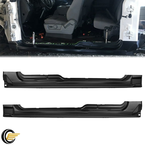 Kojem Rust Repair Rocker Panels For 2009-2014 Ford F150 F-150 Truck Super / Extended Cab