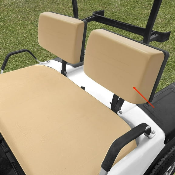 Kojem Seat Backrest for 1973-1994 EZGO Marathon Plastic Foam Tan Seat Back Cushion