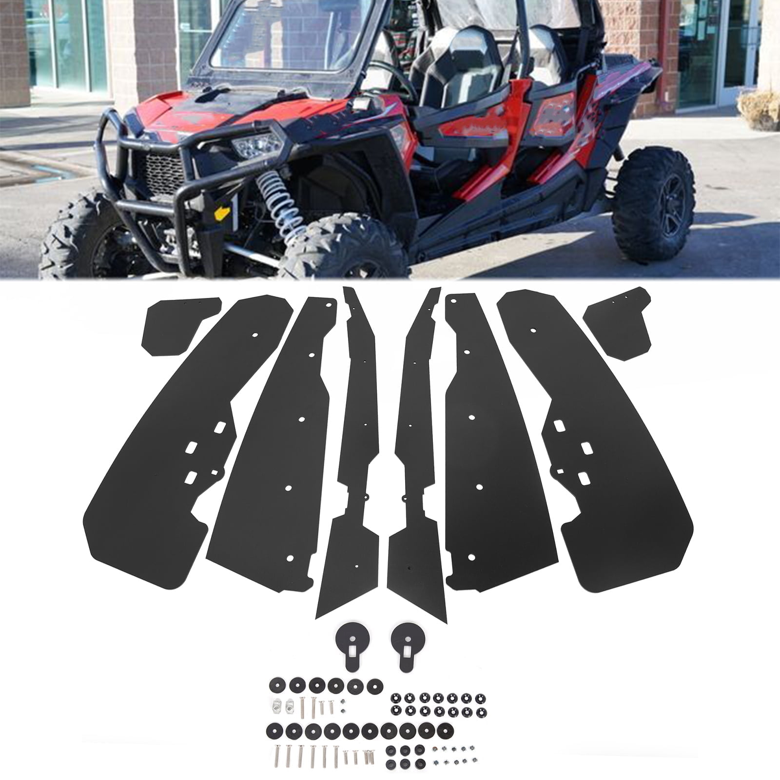 Kojem Set of 4 Front and Rear Mud Flaps Fender Flares Extensions for