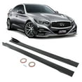 thumbnail image 1 of Kojem Side Skirt Extension Splitter Lip for 2014-2023 Infiniti Q50 All Model Rocker Panel Glossy Black (ABS Plastic) Left & Right, 1 of 10