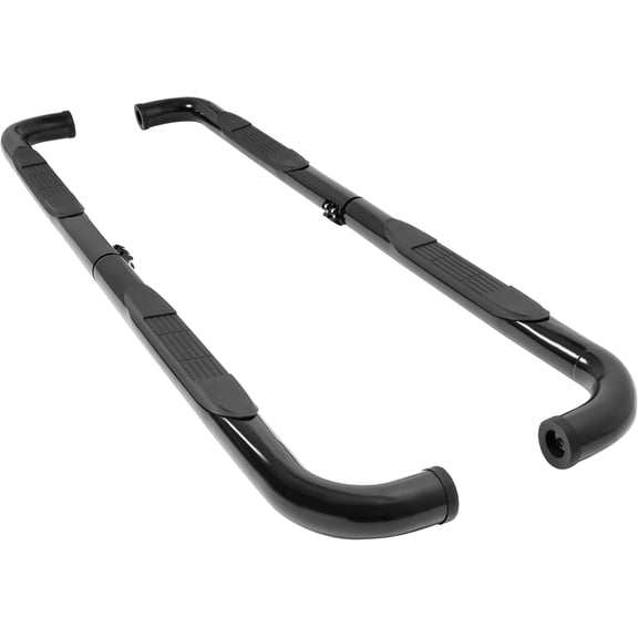 Kojem Side Step Steel Plastic Powder Coated Black Compatible with 2001-2003 Ford F150 Super Crew Cab Include 2004 Heritage