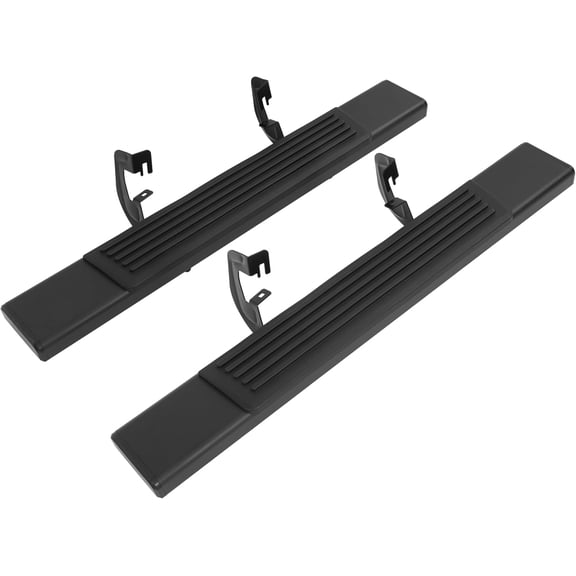 Kojem Side Step Steel Plastic Powder Coated Textured Black Compatible with 2007-2018 Chevrolet Silverado 1500 2Door Standard Cab
