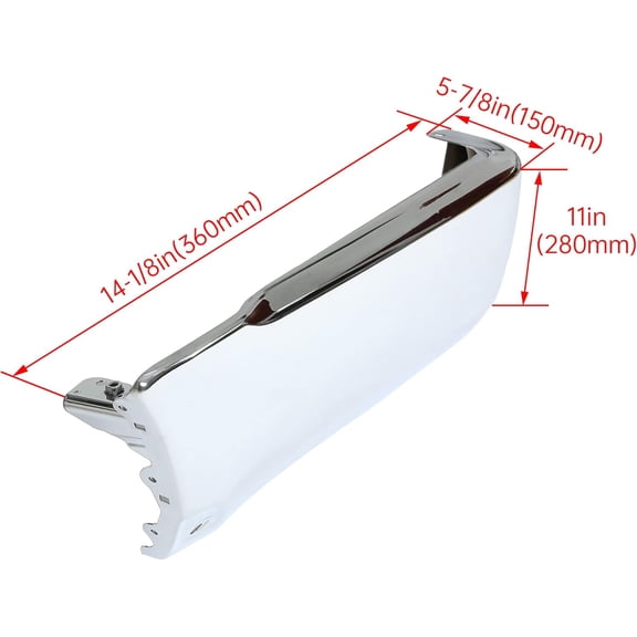 Kojem Silver Bumper Compatible with 1996-2002 Toyota 4runner Sr5 Base Replacement For 1996-2002 Replacement For 52107-35051 To1104101