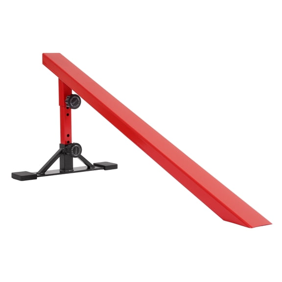 Kojem Skateboard Rail Grindrail Kit - Portable Adjustable Grind Rail Ramp Set for Skate, BMX Bike, Roller, Snowboard, Scooter, Rainbow Flat Incline Rail