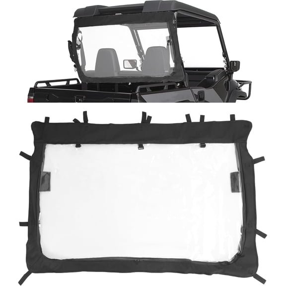 Kojem Soft Rear Window Compatible with 2015 and older Yamaha Rhino 2010 2015 2016 2017 Massimo MSU 500 2017 CFMoto Uforce 800 2011 Massimo MSU 700 2011 Coleman-Hisun 500 2011 Polaris Ranger 500