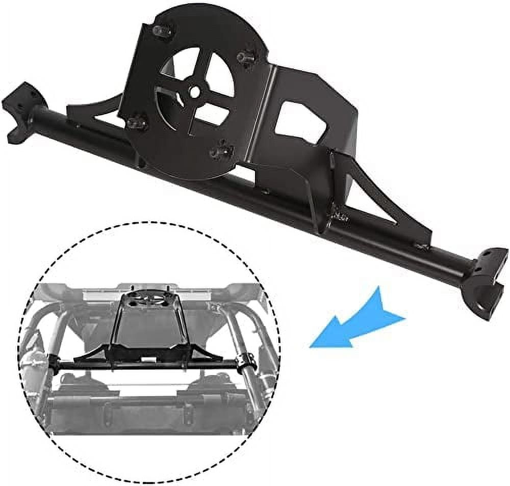 Porte-Roue De Secours Pour Polaris RZR XP Turbo – Support Cargo Noir Acier