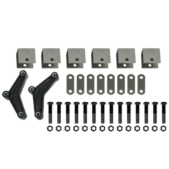 Kojem Springs Tandem Axle For BLK Double Eye Suspension Trailer Leaf Spring Hanger Kit