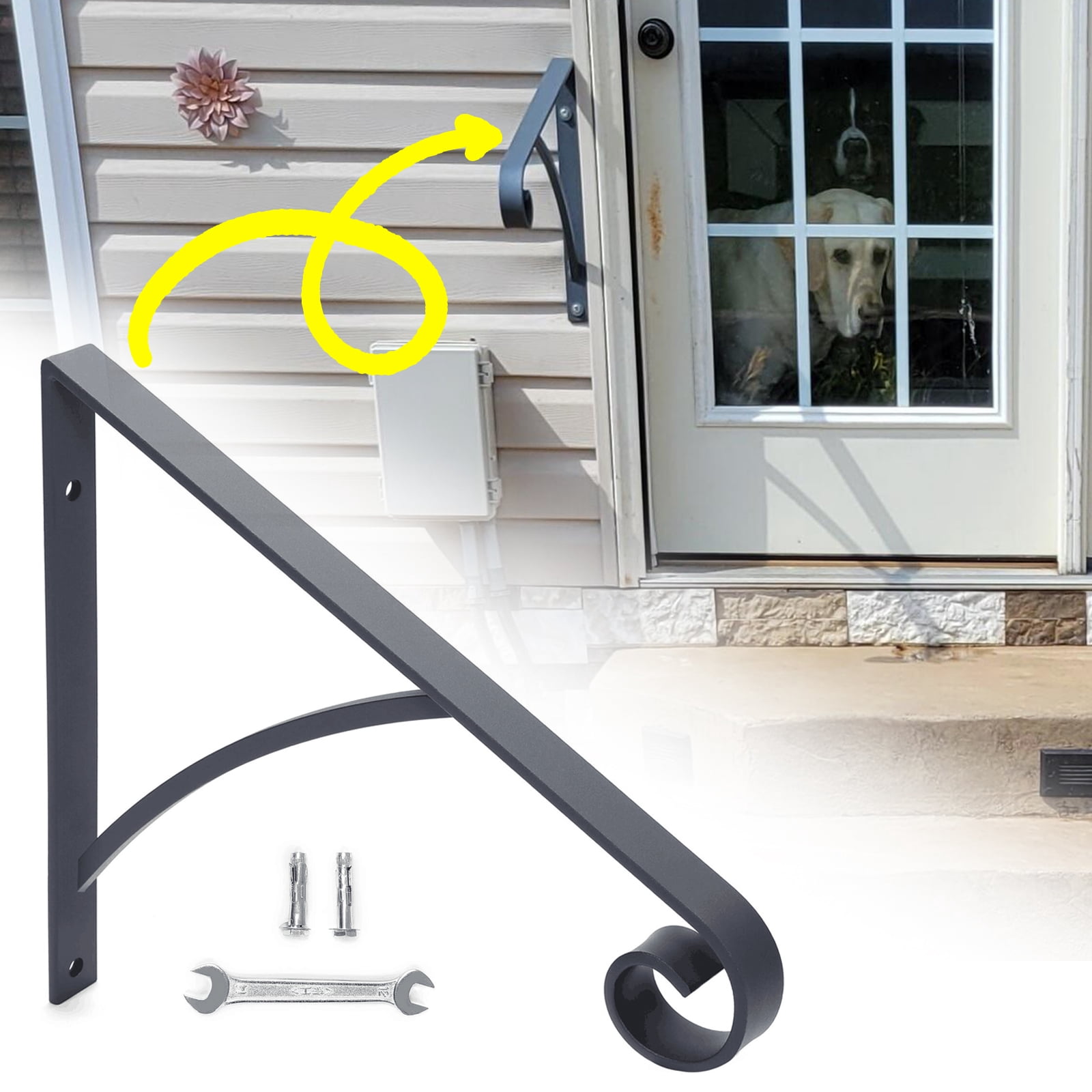 Hand Grab Railing Sticker Kojem Steps Handrail Grab Bar Wall Mounted Hand Railings for Stairs ...