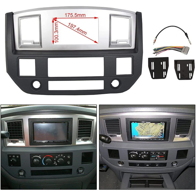 2007 dodge ram 1500 double din store dash kit