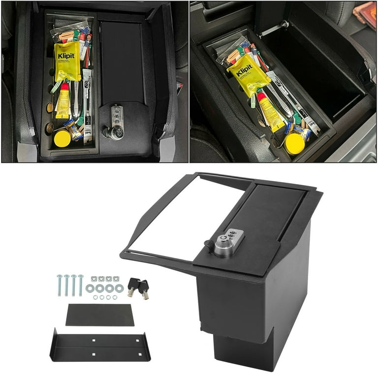 Coffre Fort Pistolet Pour Console De Ford F150 (2015-2020) Et F250/350 (2017-2022) - Wasai