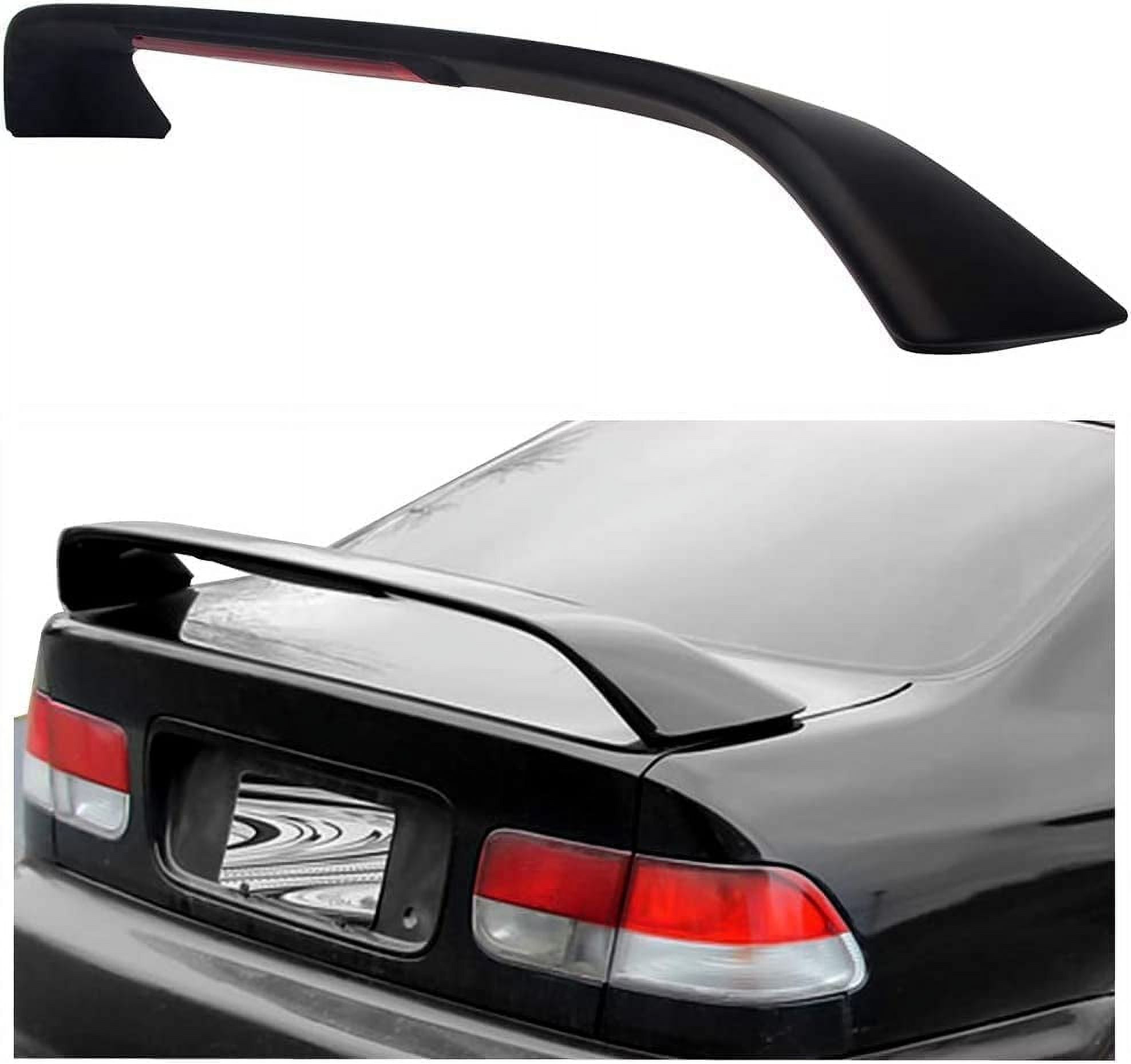 Kojem T-R Style Rear Trunk Lid Spoiler Wing Winglet with LED Brake ...
